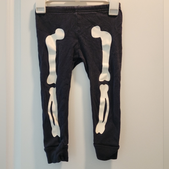 2t Carter's black skeleton Outfit pajamas Halloween Fall Mummy Spiderweb - Picture 8 of 13